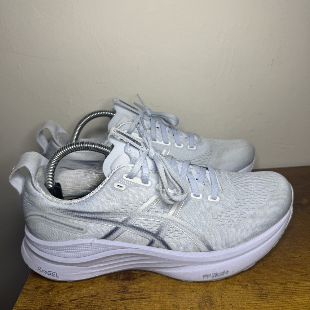 ASICS Gel Kayano 32 Running Shoes Women's Size 10 Wide Blue-Grey Purple